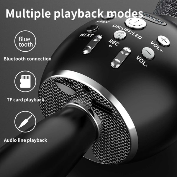 FocusToys® Karaoke Mic with LED Light - Image 11