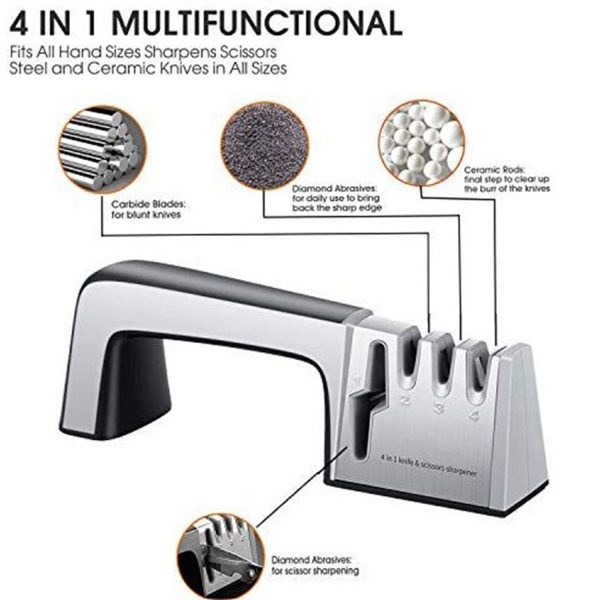 MyKitchen® Professional Knife Sharpener: 4 in 1 - Image 3