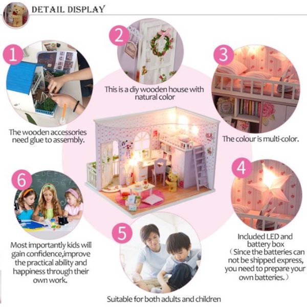 FocusToys® Doll House Miniature DIY: The Best Time - Image 3