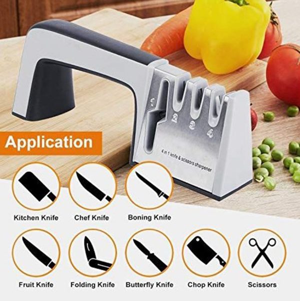 MyKitchen® Professional Knife Sharpener: 4 in 1 - Image 4