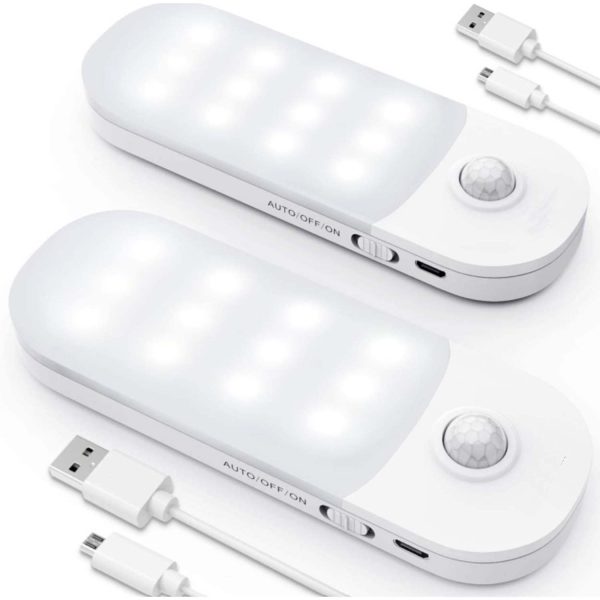 FocusLights® USB Rechargeable Motion Sensor Lights - Image 2