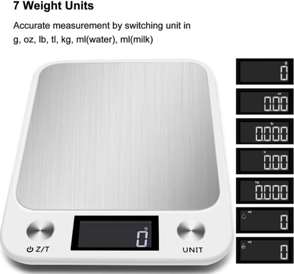 MyKitchen® Ultra-Thin Digital Kitchen Scale - Image 4