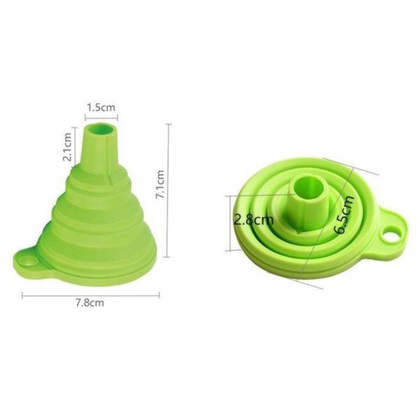 MyKitchen® Collapsible Small Silicone Funnels - Set of 3 - Image 5