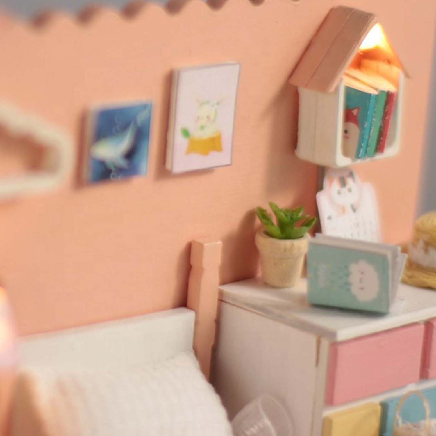 FocusToys® Miniature Doll House DIY: Mia’s Cat House - Image 8