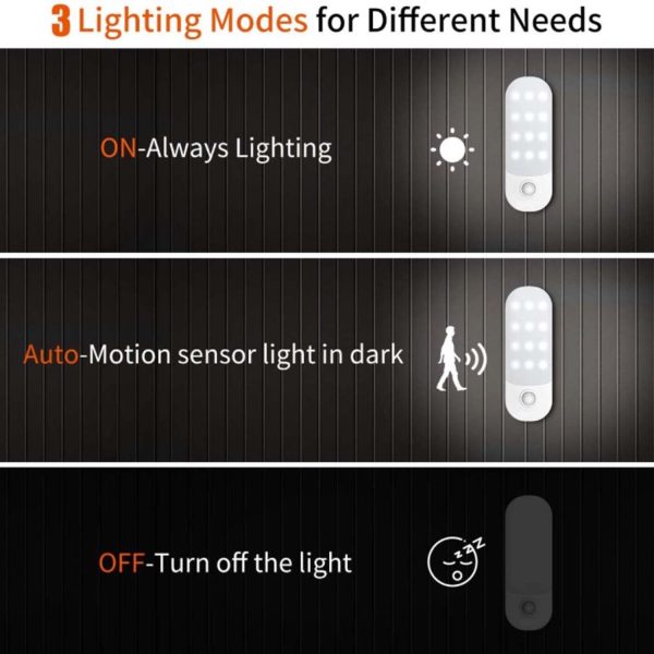 FocusLights® USB Rechargeable Motion Sensor Lights - Image 6