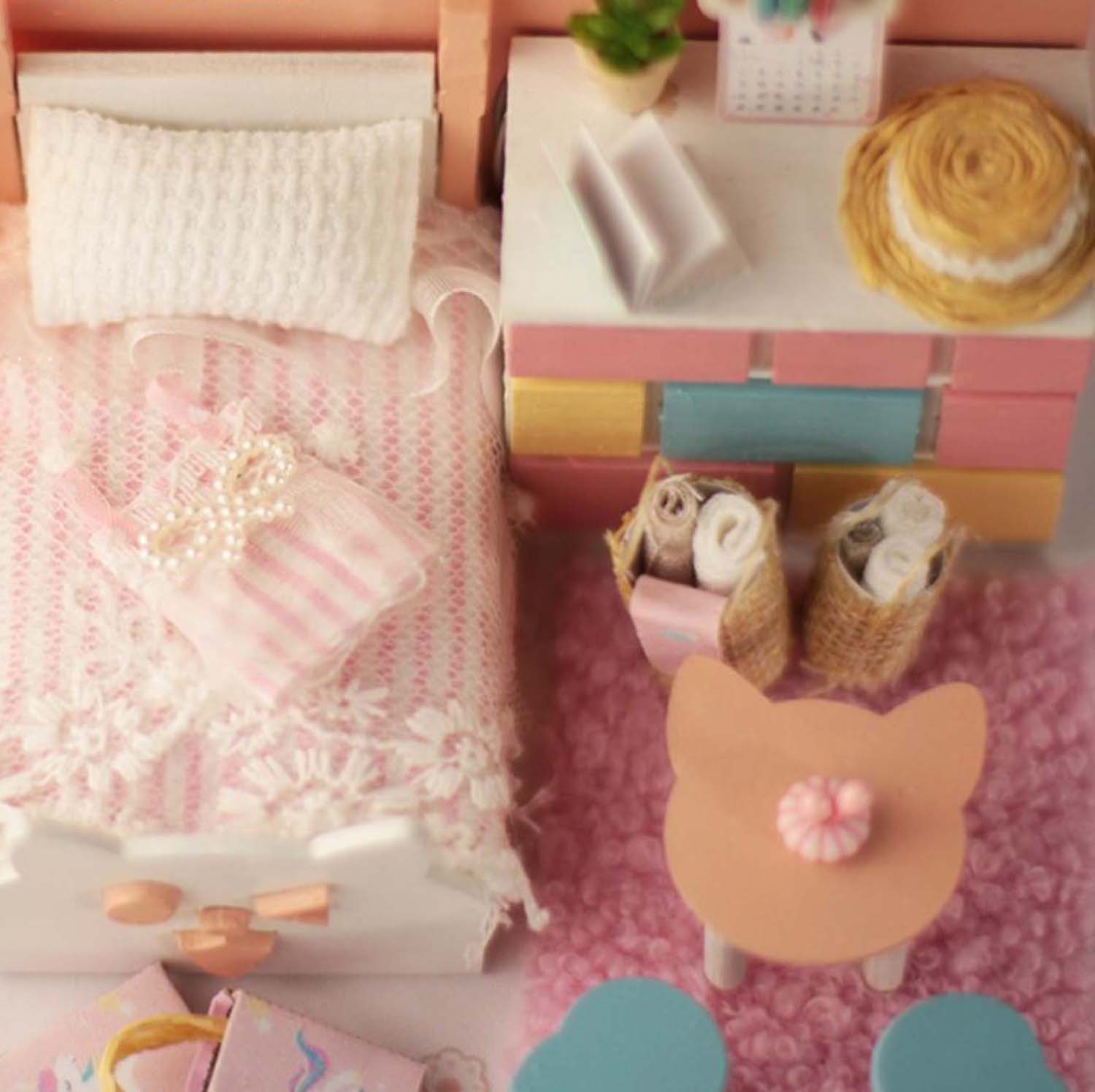 FocusToys® Miniature Doll House DIY: Mia’s Cat House - Image 9