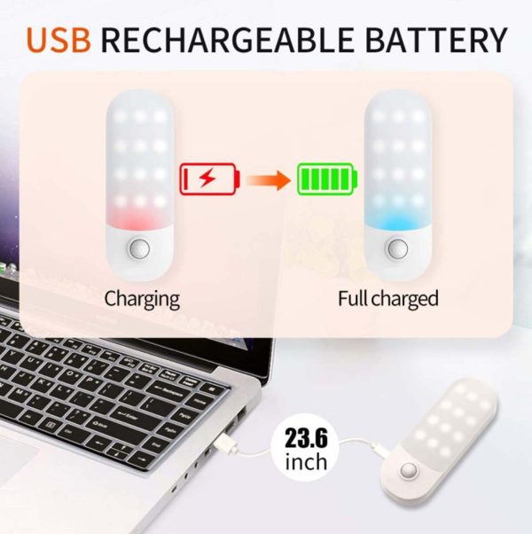 FocusLights® USB Rechargeable Motion Sensor Lights - Image 5