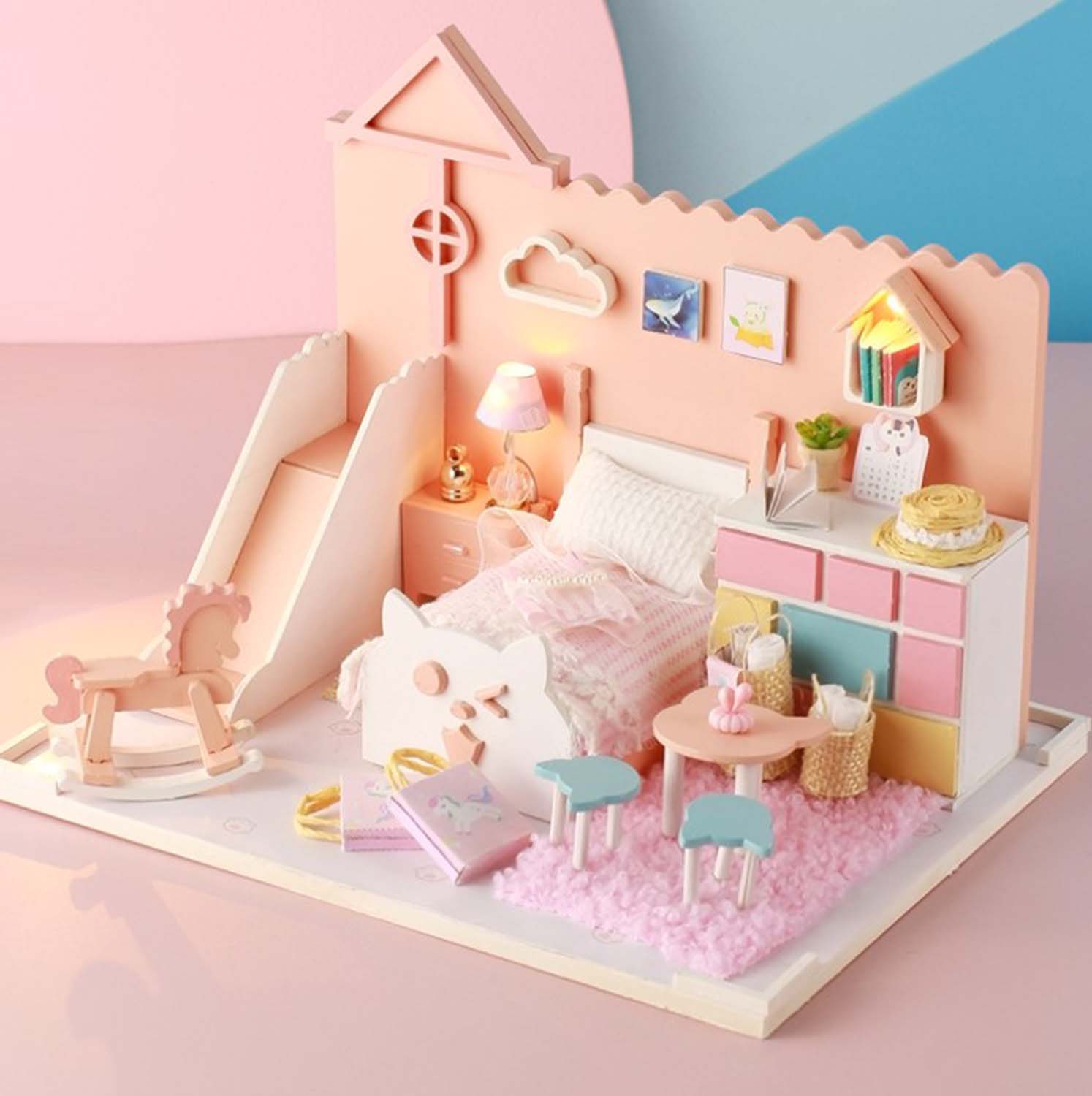 FocusToys® Miniature Doll House DIY: Mia’s Cat House - Image 2