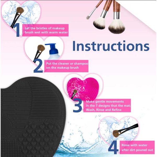 FocusBeauty® Makeup Brush Cleaning Mat - Image 3