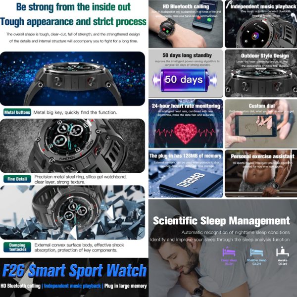FocusFit® F26 Smartwatch Fitness Tracker - Image 2