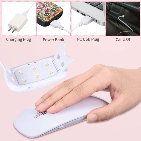 FocusBeauty® Mini Portable USB Gel Nail Dryer - Image 4