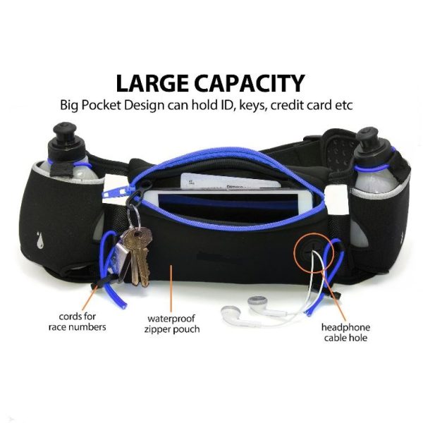 FocusFit® Hydration Running Waist Belt - Image 5
