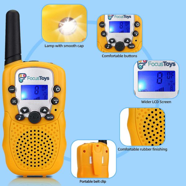 FocusToys® Long-Range Walkie Talkie Set: Kids Toy - Image 2