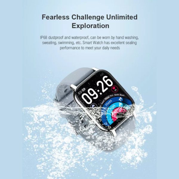 FocusFit® P66 Fitness Smartwatch: 1.85inch Screen - Image 7