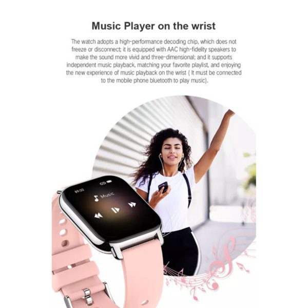FocusFit® P66 Fitness Smartwatch: 1.85inch Screen - Image 6