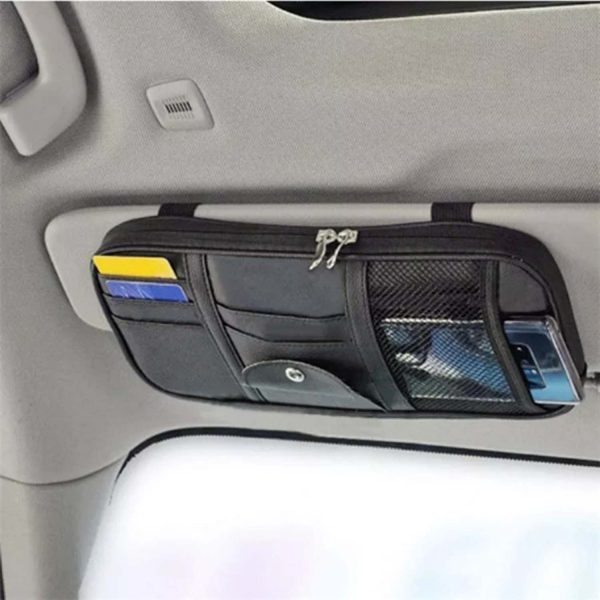 FocusStorage® Car Sun Visor Organiser: Deluxe Storage Solution - Image 6