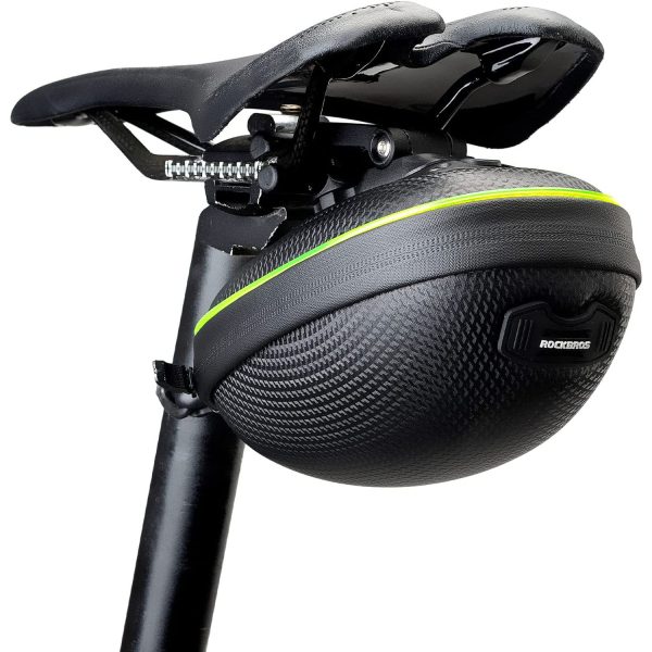 RockBros® Hard Shell Saddle Bag: Waterproof with LED Light - Image 2