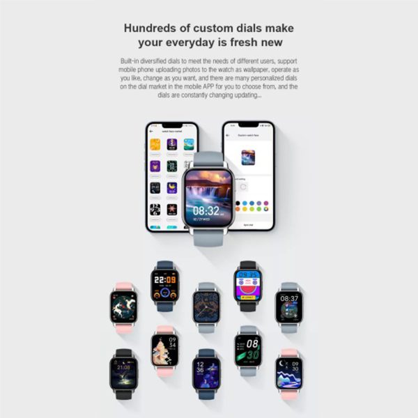 FocusFit® P66 Fitness Smartwatch: 1.85inch Screen - Image 10