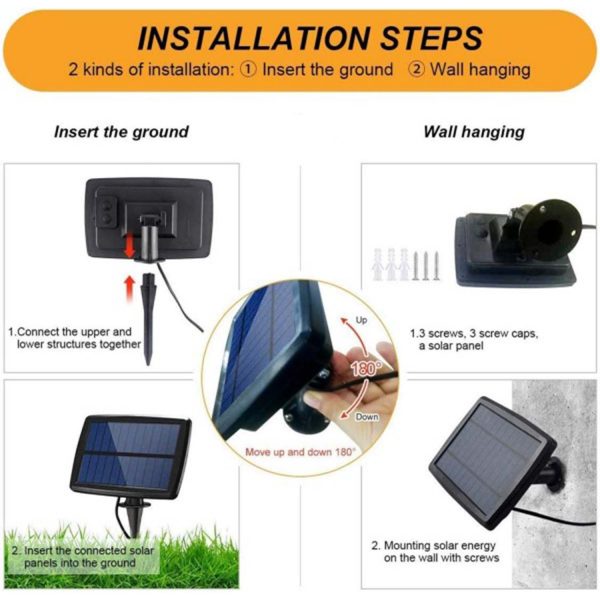 FocusLights® Bulb String Solar Lawn Lights: 25 Bulbs 8 Meters - Image 4
