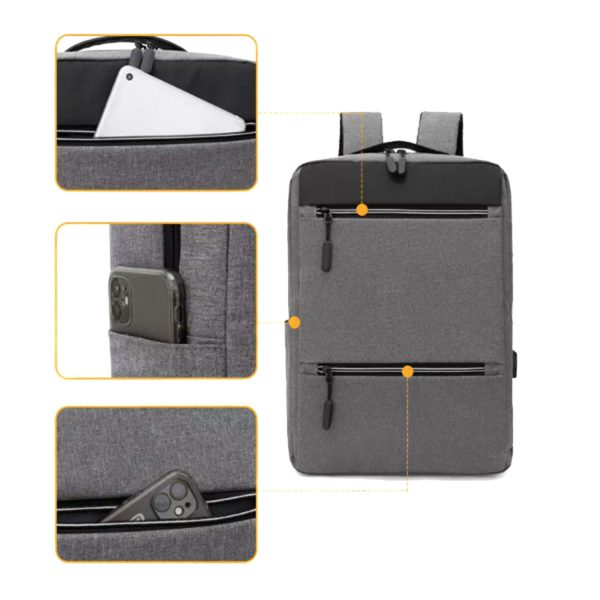 FocusBags® 15.6inch USB Interface Backpack - Image 3