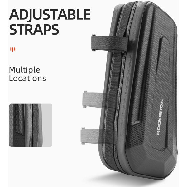 RockBros® Hard Shell Frame Bag: Triangle Top Tube 1.5L - Image 4