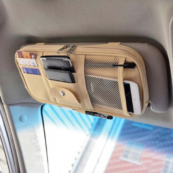 FocusStorage® Car Sun Visor Organiser: Deluxe Storage Solution - Image 2
