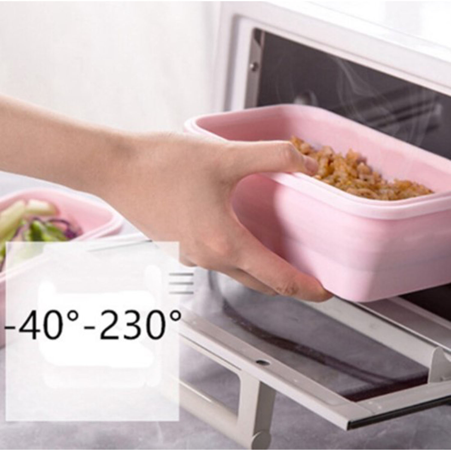 MyKitchen® Collapsible Lunch Box Set: Compact & Eco-Friendly - Image 8