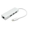 USB Type-C to Ethernet Network Adapter: 3 USB 3.0 Ports