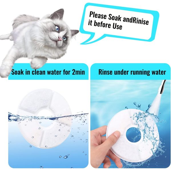 FocusPet® Replacement Filters: 2.4L Pet Water Fountain - Image 6