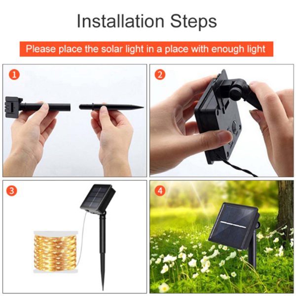 FocusLights® Solar String Lights - Image 4