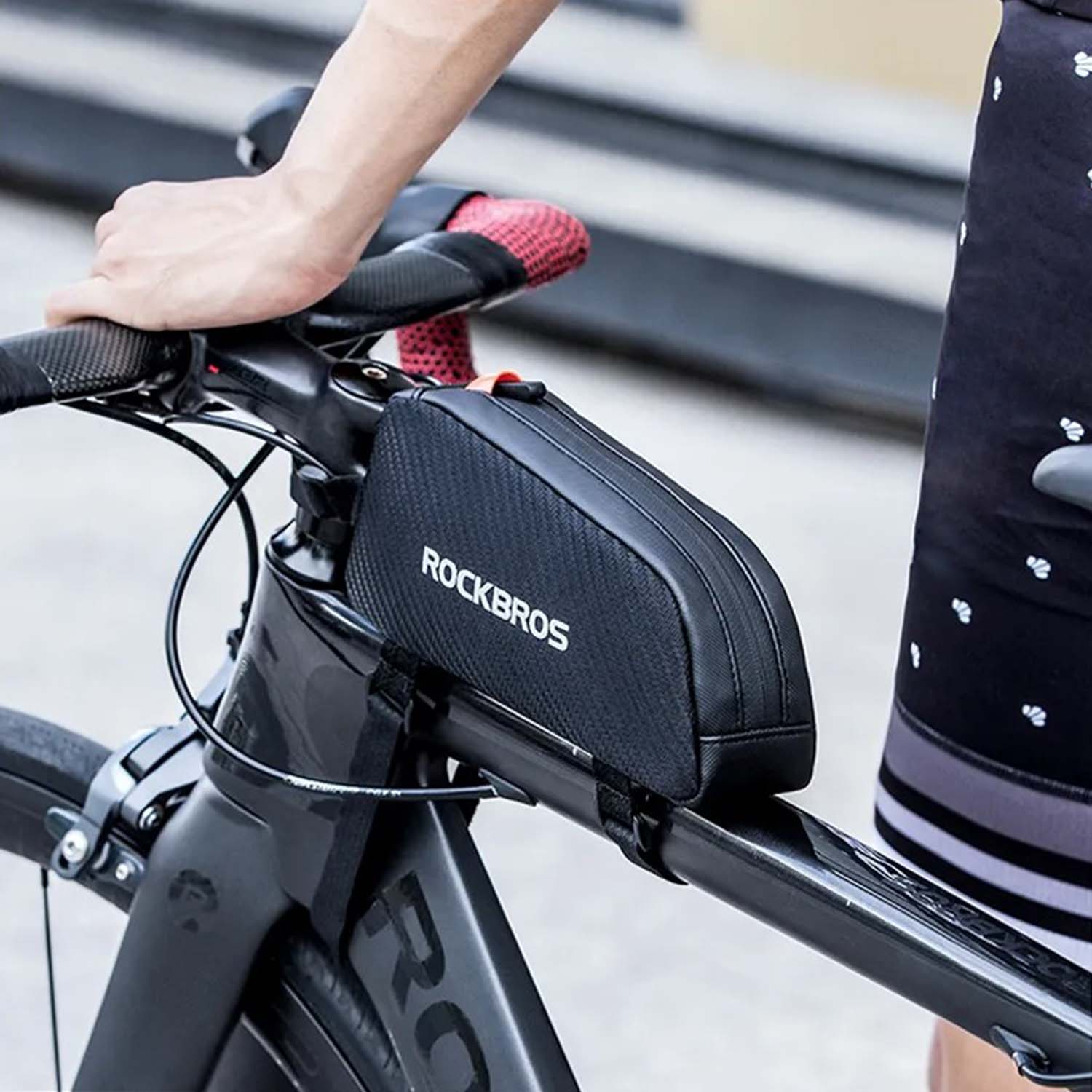 RockBros® Reflective Top Tube Bike Bag: 1L - Image 4