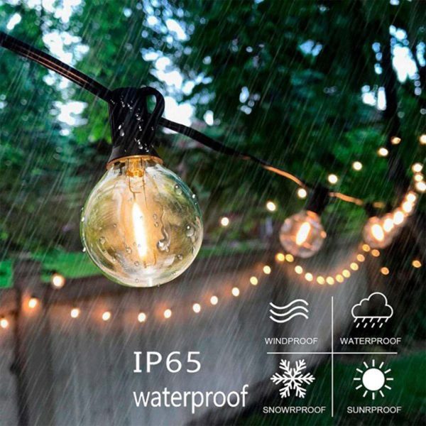 FocusLights® Bulb Solar String Lights: 12 Bulbs 2.5 Meters - Image 2