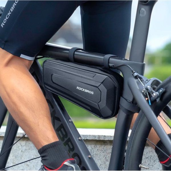 RockBros® Hard Shell Frame Bag: Triangle Top Tube 1.5L - Image 10