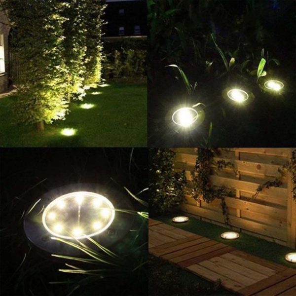 FocusLights® Solar Ground LED Lights: Pack of 4 - Image 6