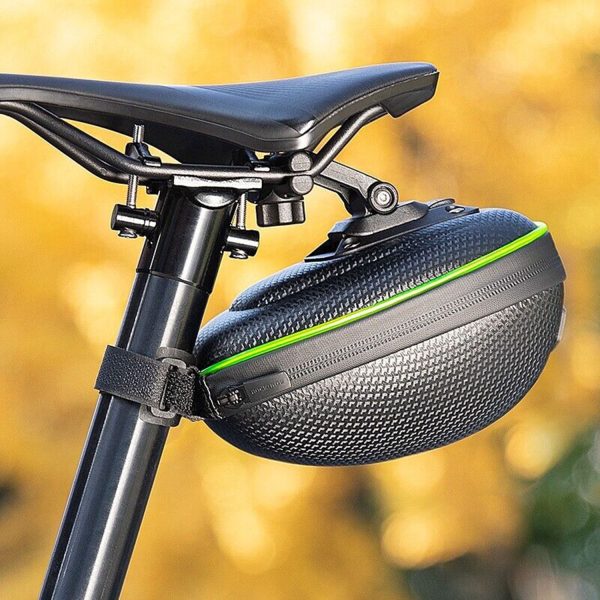 RockBros® Hard Shell Saddle Bag: Waterproof with LED Light - Image 12