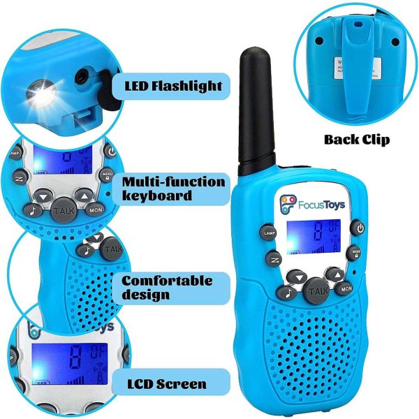 FocusToys® Long-Range Walkie Talkie Set: Kids Toy - Image 11