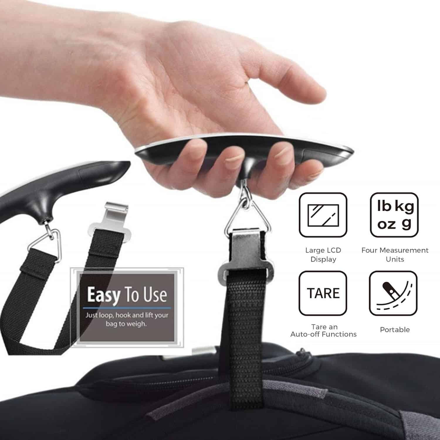 FocusBagsĀ® Digital Luggage Travel Scale - Image 3