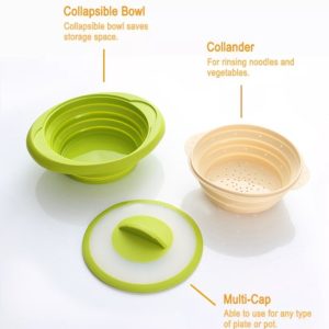 Collapsible Silicone Steamer & Colander