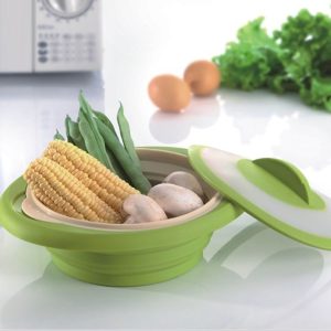 Collapsible Silicone Steamer & Colander