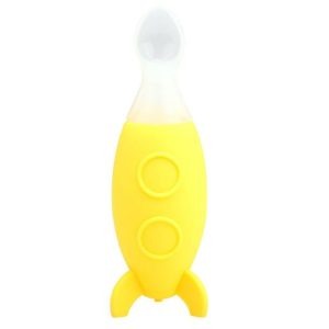 Silicone Baby Feeding Spoon Dispenser