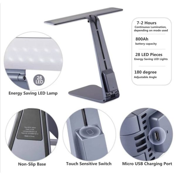 FocusLights® LED Rechargeable Reading Lamp - Image 2