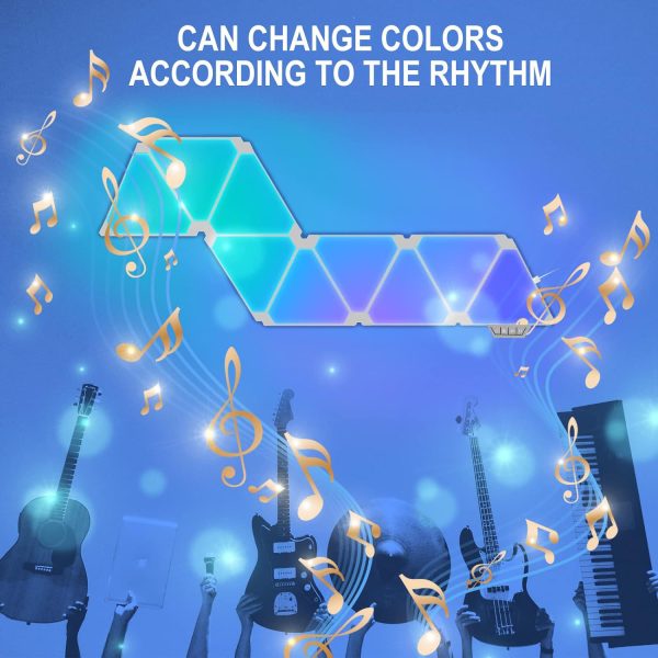 FocusLights® Smart Wi-Fi Triangle Light Panels - Image 4