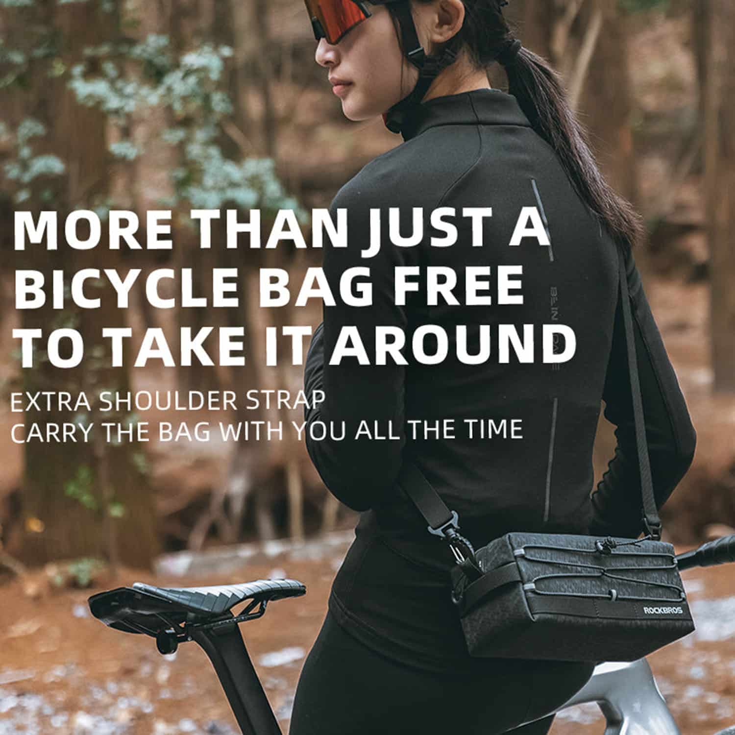 RockBros® Handlebar Bike Bag: 2L Versatile and Spacious - Image 5