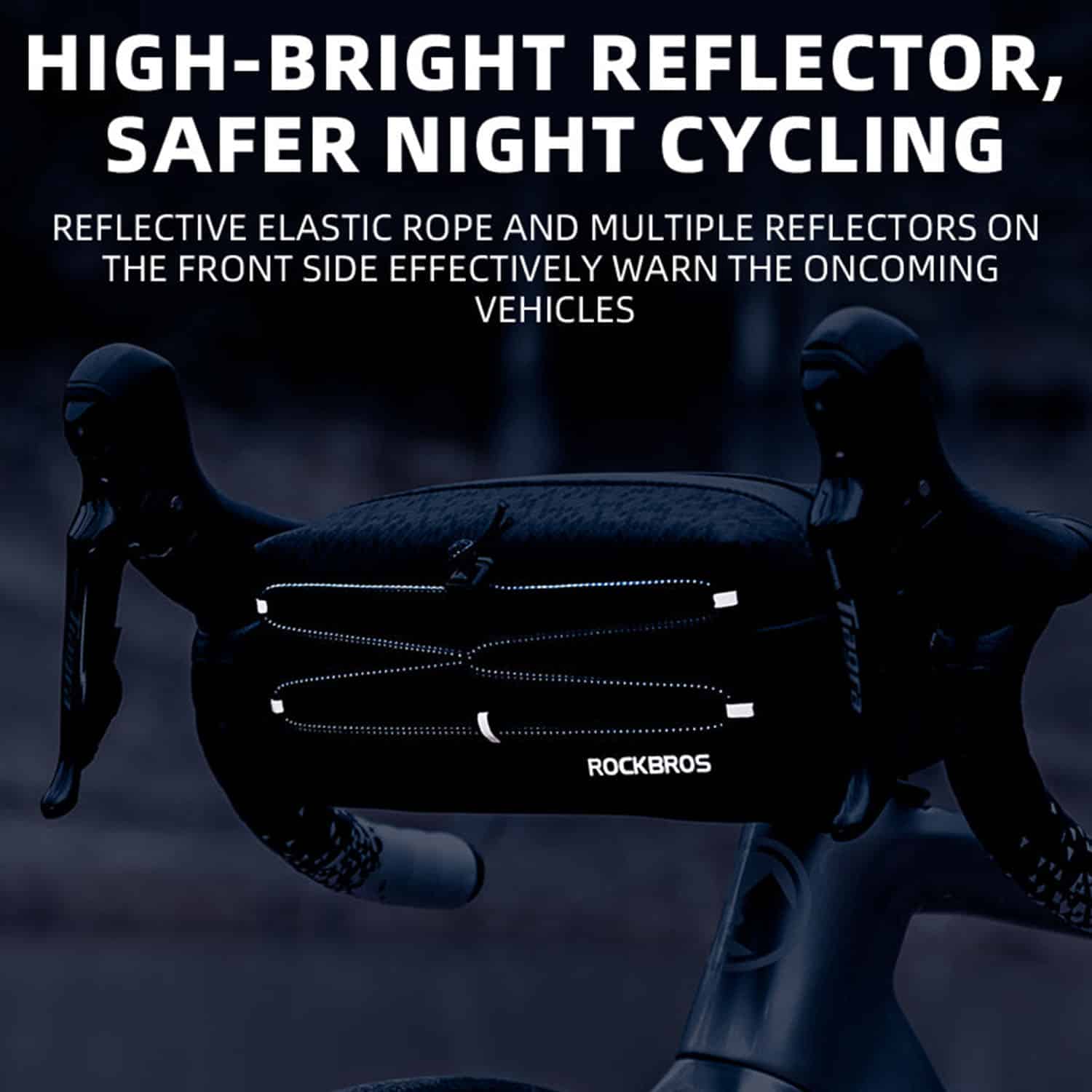 RockBros® Handlebar Bike Bag: 2L Versatile and Spacious - Image 2