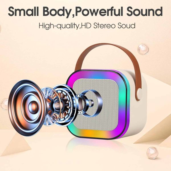 FocusToys® Mini Bluetooth Karaoke Set: Speaker & Wireless Mics - Image 11