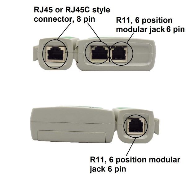 FocusElectro® Network Cable Tester: Battery-Operated for RJ45 and RJ11 - Image 3