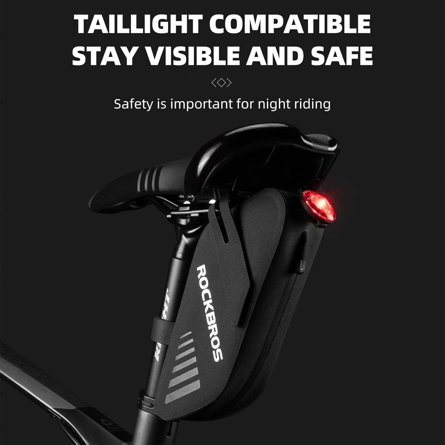 RockBros® Waterproof Bike Saddle Bag: Lightweight Frame Bag - Image 12