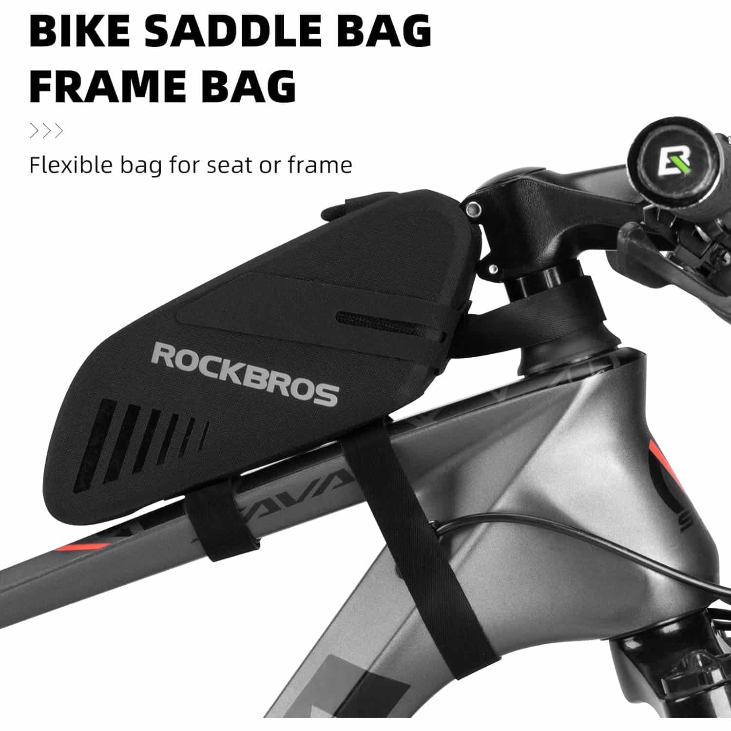 RockBros® Waterproof Bike Saddle Bag: Lightweight Frame Bag - Image 2