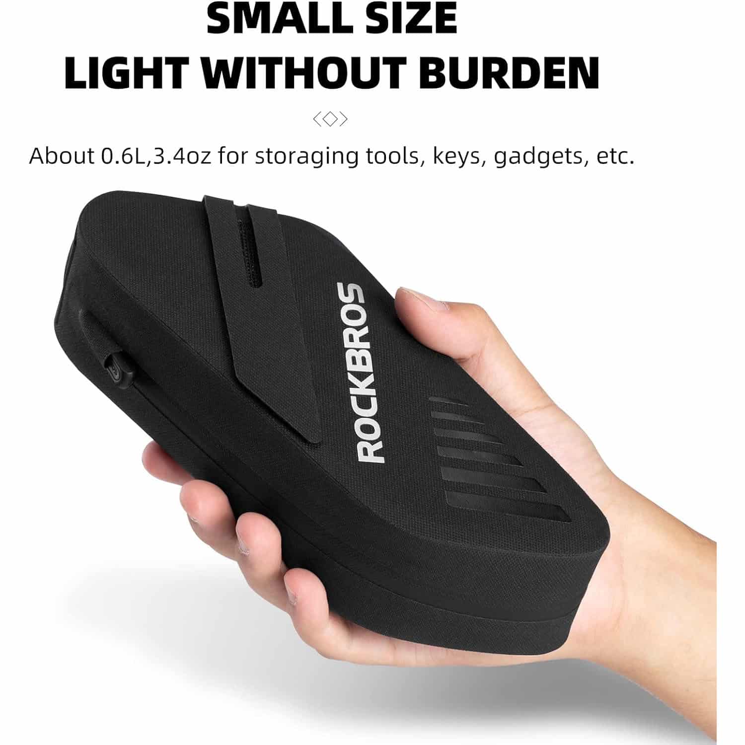 RockBros® Waterproof Bike Saddle Bag: Lightweight Frame Bag - Image 9