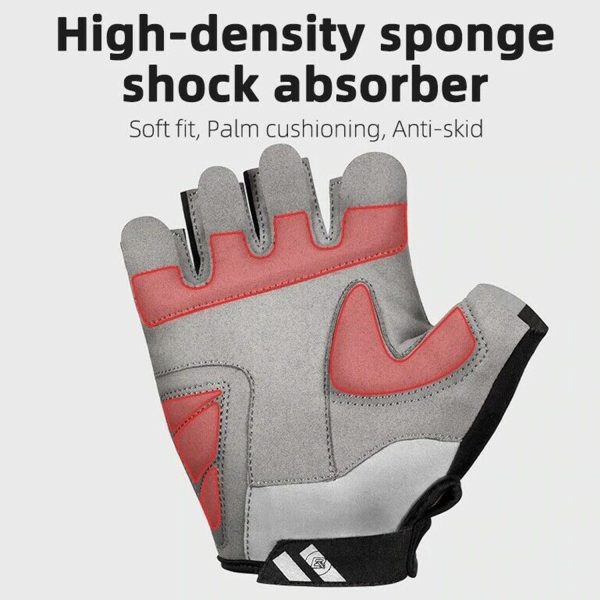 RockBros® Half-Finger Reflective Cycling Gloves - Image 8